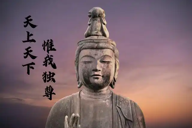 释迦牟尼佛在菩提树下,夜睹明星而悟道成佛,他开悟后说的第一句话就是