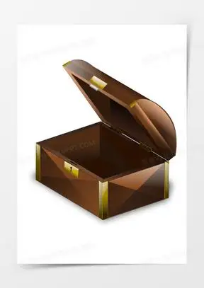 盒子藏宝盒打开的盒子