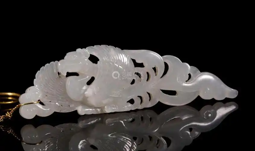 辽代 和田玉龙凤纹玉佩