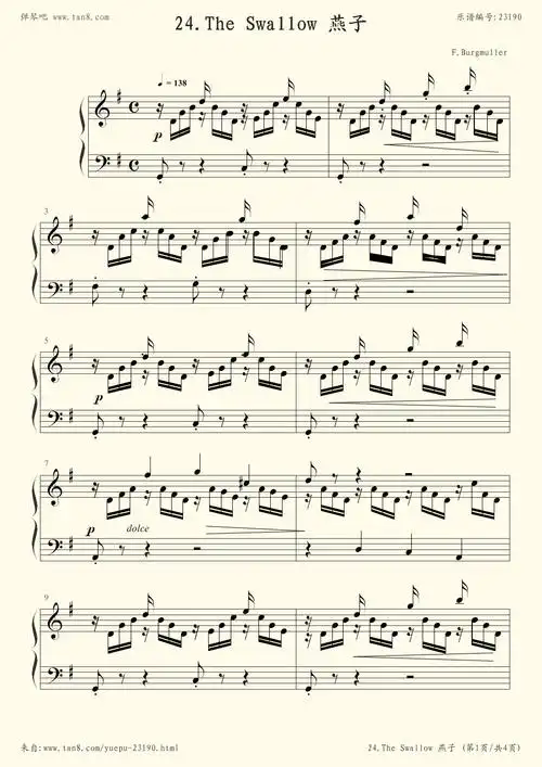 缪勒|弹琴吧|钢琴谱|吉他谱|钢琴曲|乐谱|五线谱|高清免费下载|蛐蛐钢