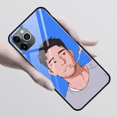 华为苹果痞帅型男手机壳适用12promaxp40软边玻璃手机保护套