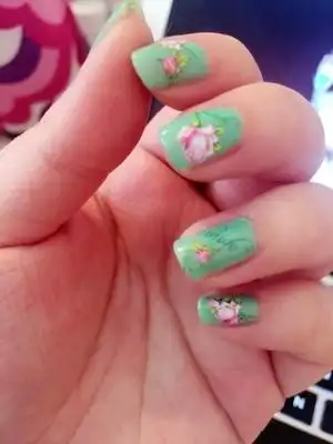 【玫瑰牡丹花】_美甲贴纸图片_指甲油贴花价格_搭配分享 - 爱逛街