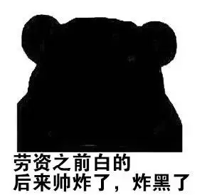 炸黑了 - 夏天快到了,如果有人说你黑,就这样回应_熊猫人_黑表情
