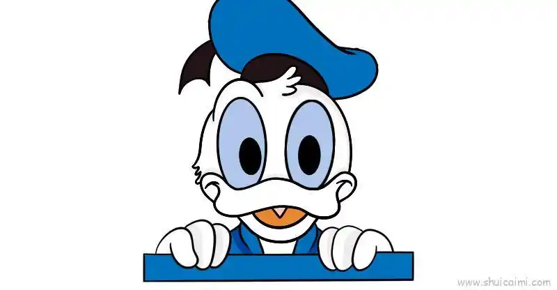唐老鸭儿童画怎么画唐老鸭简笔画图片