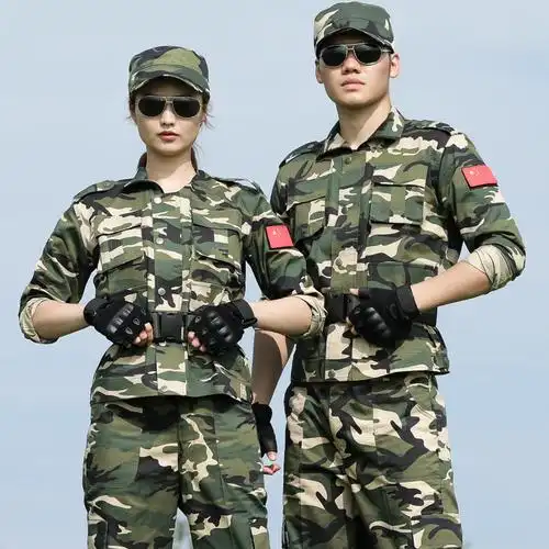 户外特种兵迷彩服套装男秋季薄款女军训军装作战耐磨劳保服工作服