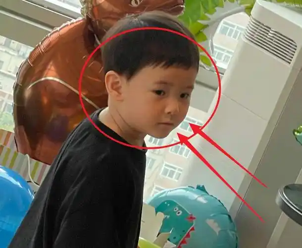 沈腾儿子近照曝光笑起来的五官挤出褶子这神情像极翻版的沈腾