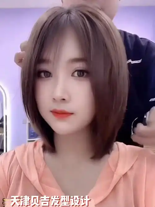 减龄发型免打理适合方脸圆脸百搭耐看显瘦