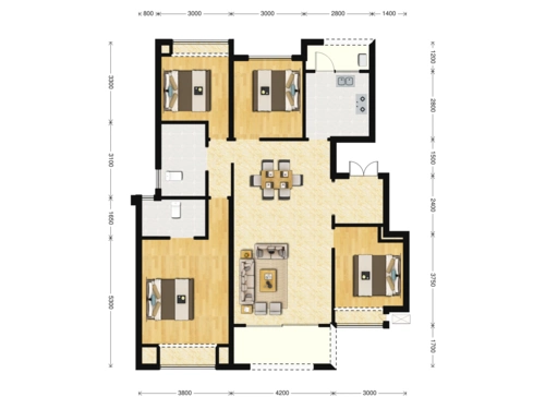 金科碧桂园旭辉千江凌云户型图