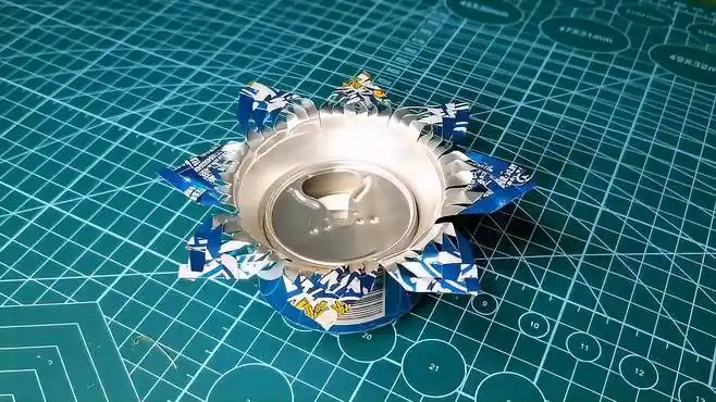 创意改造,一个易拉罐能做什么手工?