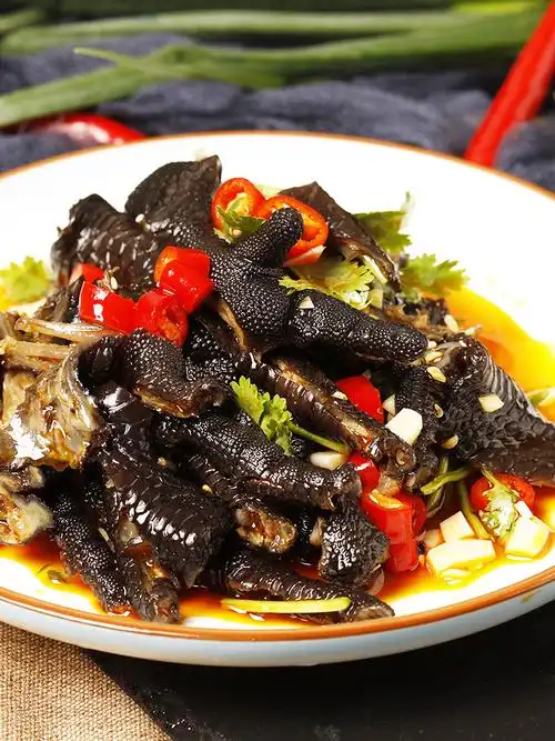 麻辣凉拌无骨鸡爪饭店餐饮商用黑鸡脚半成品夏季凉菜即食冷菜食材