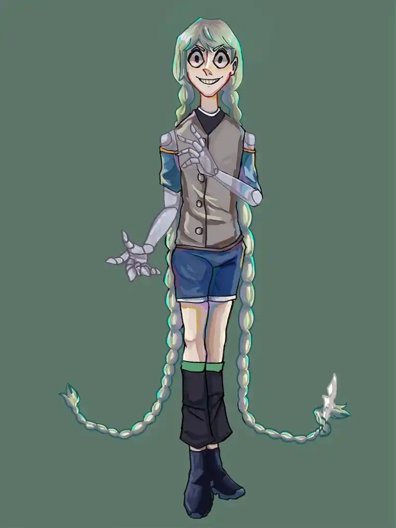 p1弹珠你怎么想出来的透明假肢.#绘画 #稿件展示 #指绘  - 抖音