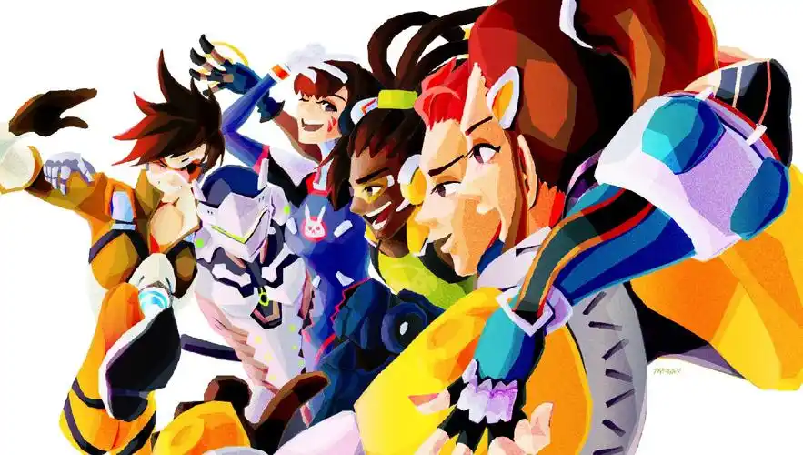 守望先锋同人:合影