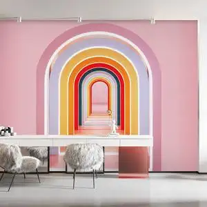 主播背景墙壁纸3d立体墙纸图片