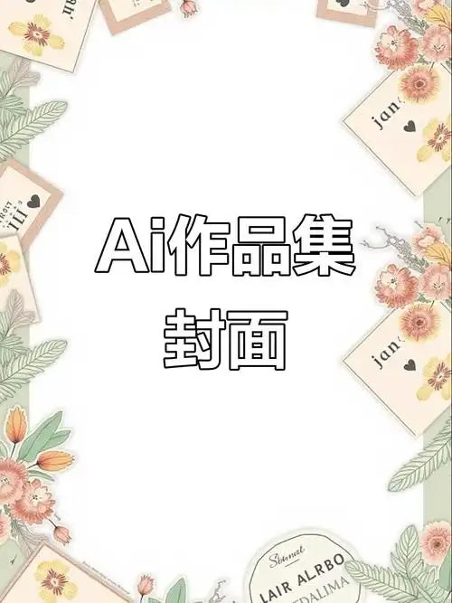 ai作品集封面展示,创意无限