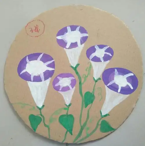 蓝可园美术班作品《牵牛花》