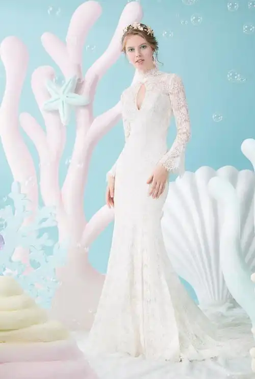 仙气梦幻「小美人鱼婚纱」,网友:看到这系列真的想嫁了!