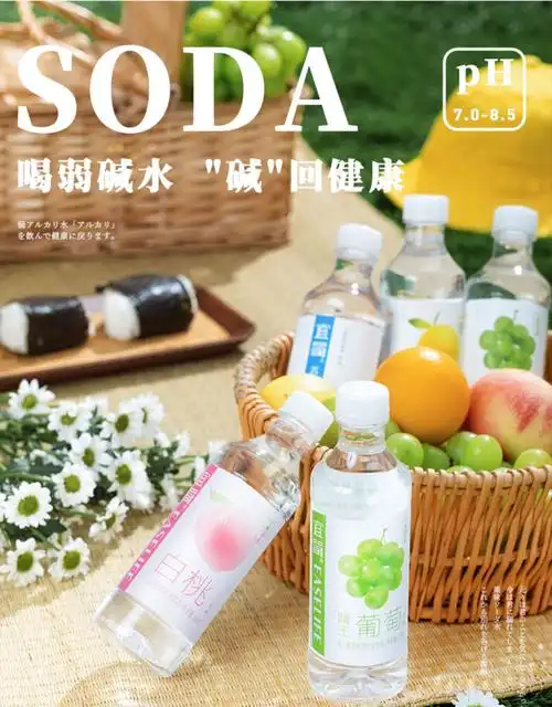 0糖0脂0卡宜简白桃味苏打水360mlx15瓶