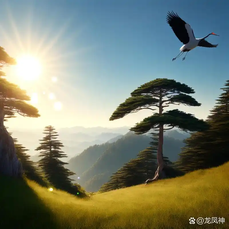 松鹤延年与吉祥如意 #松鹤延年# 寓意丰富象征美好的事物,如健康长寿