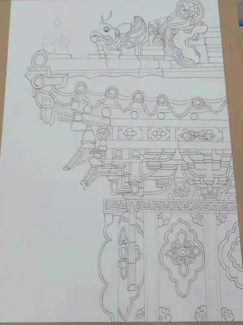 故宫_故宫_水彩画_兴趣爱好_绘画