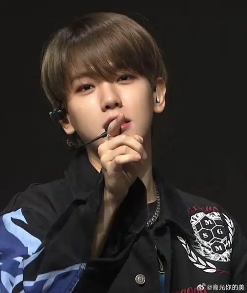 exo##边伯贤##边伯贤成立公司#漂亮小狗笑起来饱满的卧蚕尊嘟好堪爱