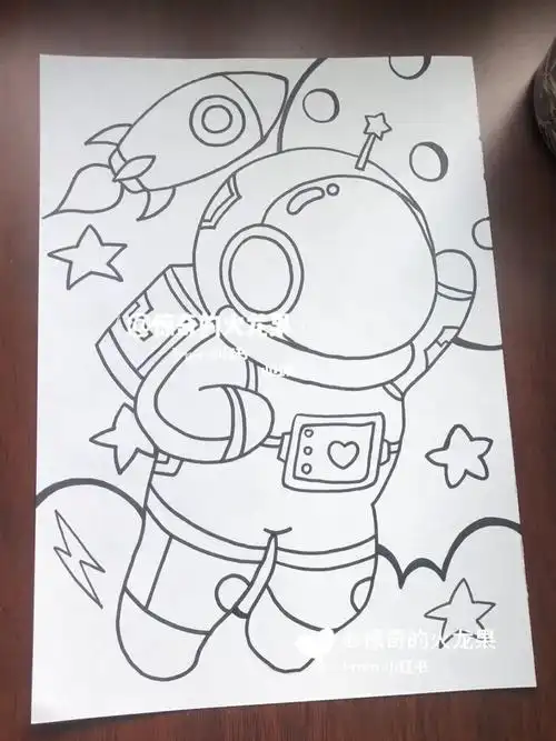 主题画太空旅行