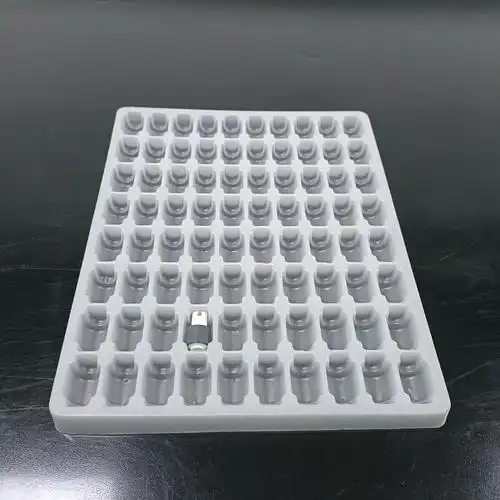 现货吸塑盒 电子元器件吸塑包装盒 pp塑料盒 深圳吸塑厂 白色吸塑-阿