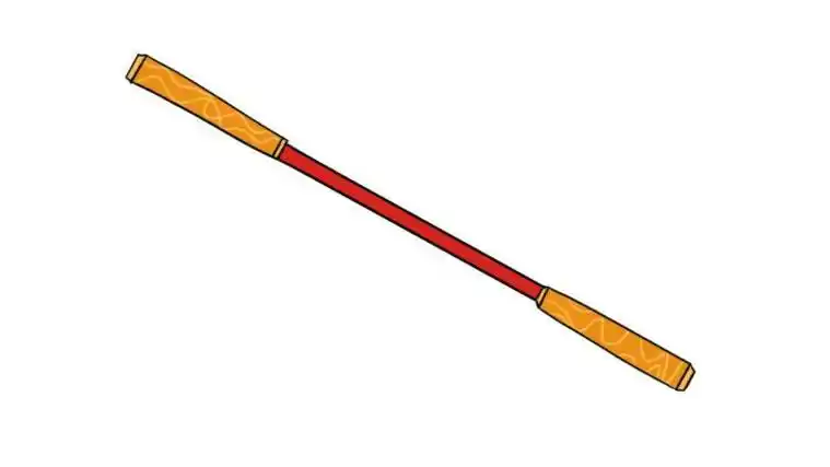 如意金箍棒手绘简笔画