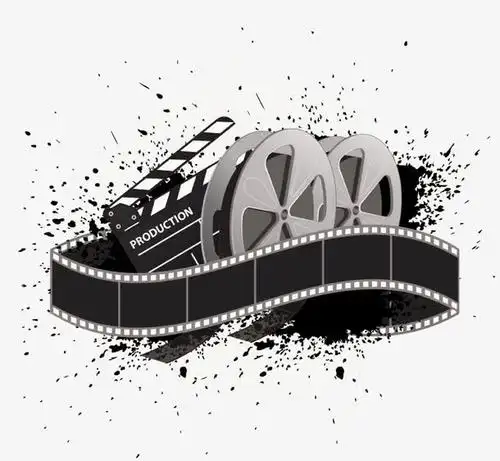 创意电影胶卷设计矢量