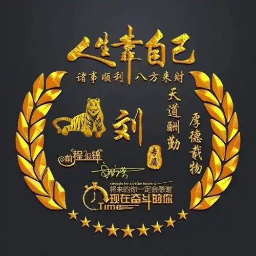 用你的名字制作微信头像,66张3d超赞励志个性签名头像,有你的吗?