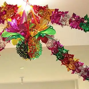 结婚婚庆用品婚房装饰活动布置新房拉花吊篮套装 如意拉花系列