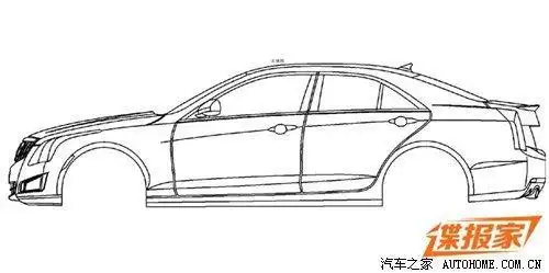 简单凯迪拉克简笔画