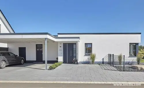 一层平房外观设计图及内部装修效果实景图也适合做成钢结构