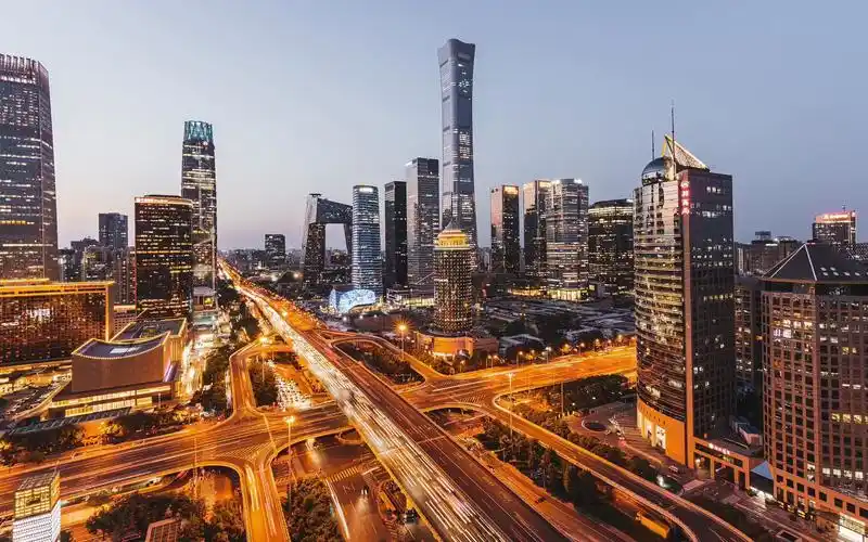城市夜景|近距离捕捉北京最繁华的路口华灯初上的夜景