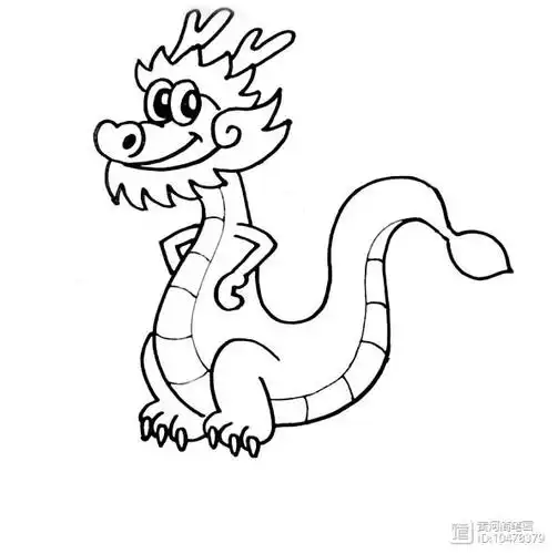 【简笔画】龙的简笔画 分步画法