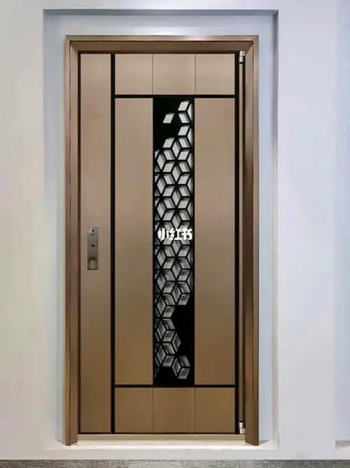 新中式通风入户门防盗门门中门