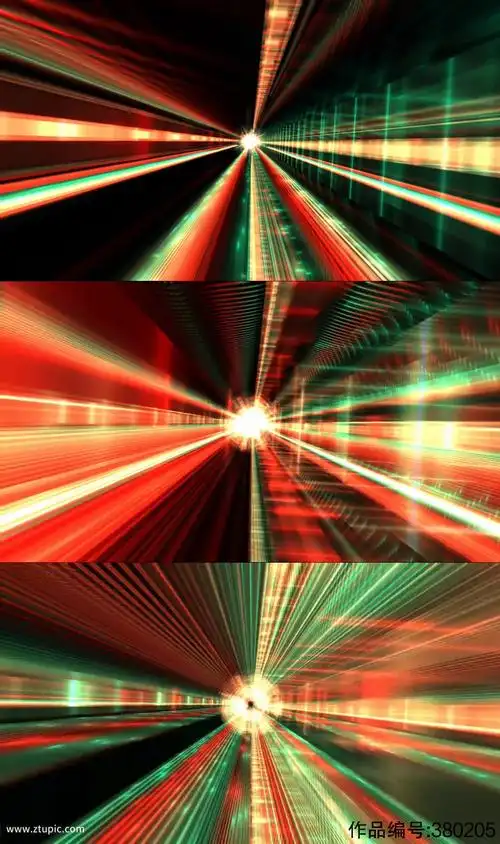 炫酷粒子时光穿梭背景视频