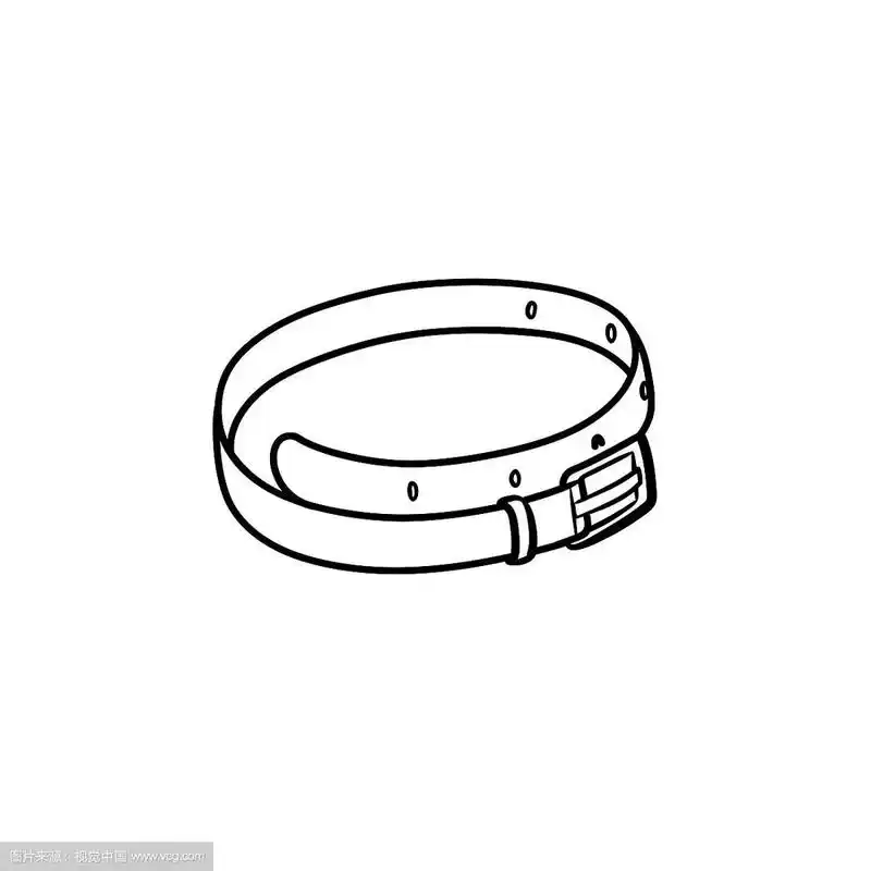 皮带手绘草图图标