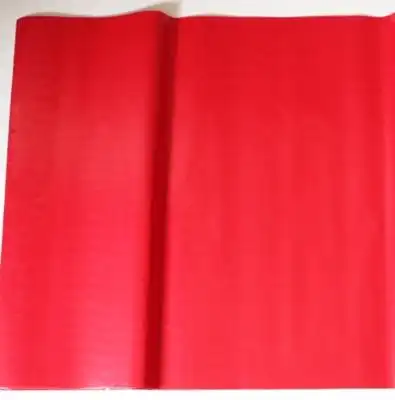 新50张折花剪纸幼术i红纸窗纸儿童艺儿园幼儿用品红色蜡光纸腊.