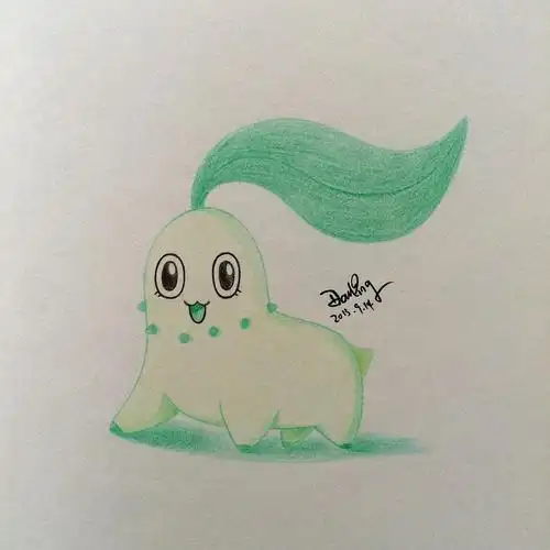 彩铅手绘宠物小精灵