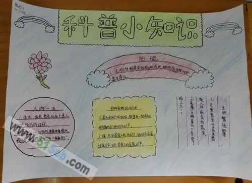 科普知识手抄报图片资料