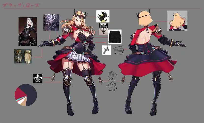 手办原画设计写实类画风嘻哈风格