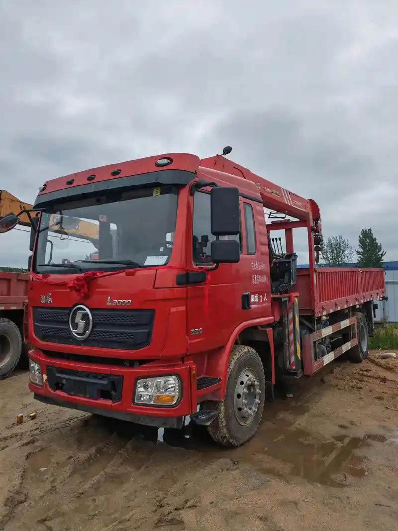 二手三一8吨随车吊出售转让.20年6月,德龙配三一8吨4节, - 抖音