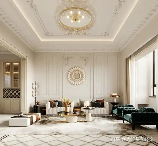 大连西山别墅装修|现代法式风格