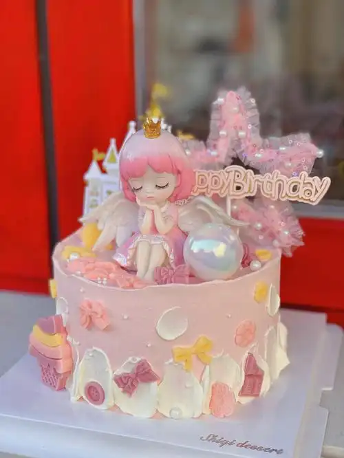 公主蛋糕小仙女蛋糕蜜雪儿公主女孩生日
