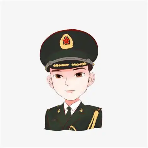 军人漫画图片帅气军装六五式军装军人照片2022已更新今日更新