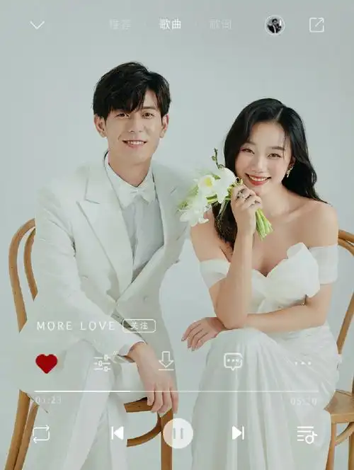 高甜预警75幸福感爆棚的室内简约婚纱照