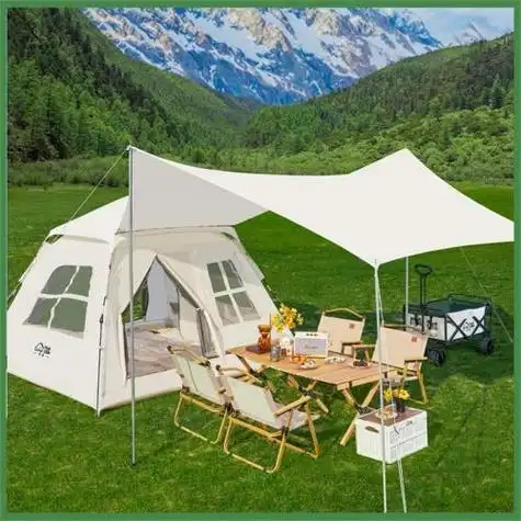 迈高登户外帐篷可折叠便捷式天幕一体自动露营防雨野外野营装备全套