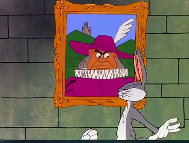 想要捉住兔八哥!却被兔八哥识破诡计