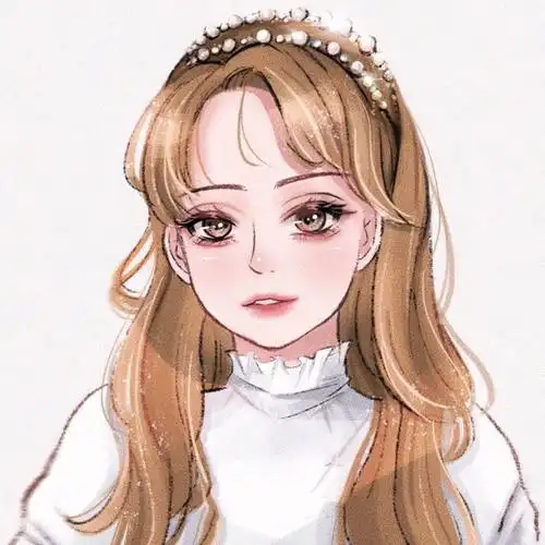 手绘现代气质美女头像,图片,女生头像-qq个性网