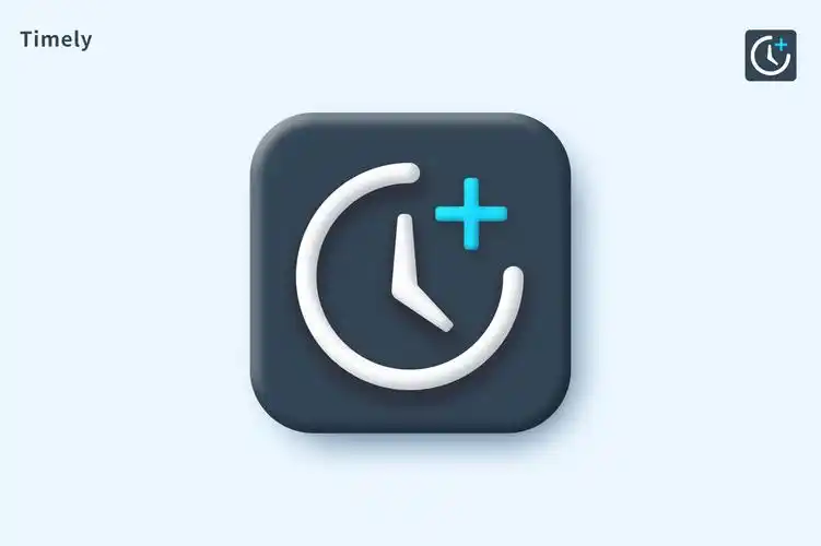 一组三维风格图标